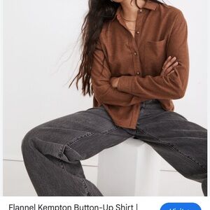 Madewell Flannel Button-Up Shirt | SM